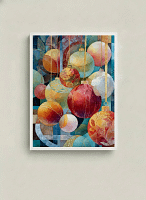 Exquisite Abstract Christmas Ornaments - Abstract Christmas Decor & Modern Holiday Art
