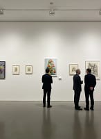 Retro Geometric Christmas Tree - Mid Century Modern Art & Geometric Abstract Decor