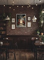 Cozy Firelight Children - Fireplace Art Decor & Warm Winter Scene