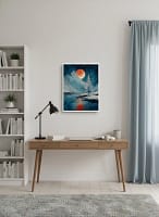 Mysterious Mountain Wall Art: Paintings for Dreamy Home Decor