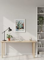 Christmas Village Decor – Charming Cottage & Festive Art