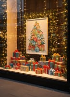 Joyful Stacked Christmas Gifts - Christmas Presents Art & Festive Wall Art