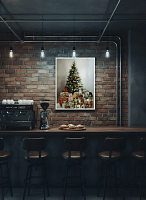 Stunning Christmas Tree Painting: Art for Living Room