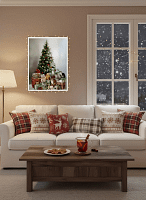 Stunning Christmas Tree Painting: Art for Living Room