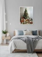 Stunning Christmas Tree Painting: Art for Living Room
