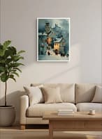 Enchanting Art for Sitting Room: Cool Wall Art Decor
