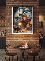 Heartwarming Cozy Window View Art: Surrealist Paintings for Decor