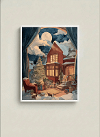 Heartwarming Cozy Window View Art: Surrealist Paintings for Decor