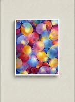 Joyful Colorful Dots Art: Abstract Art for the Artful Room