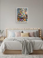 Vibrant Low Poly Art: Christmas Paintings and Art Decor for the Holidays