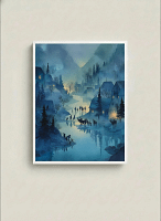 Amazing Stunning Winter Landscape Art: Paintings for Home