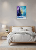 Magical Northern Lights Art: Abstract Canvas Art for Dreamy Decor