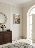 Stunning Modern Vibrant Flower Oil Painting: "Silent Bloom"