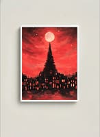 Stunning Christmas Silhouette Art: Magical Wall Art for Festive Home Decor