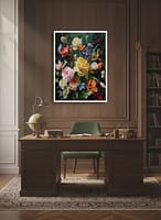Symphony of Spring: Vibrant Flower Paintings for Living Room Decor