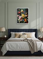 Symphony of Spring: Vibrant Flower Paintings for Living Room Decor