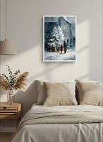 Stunning Vintage Christmas Art: Christmas Art for Wall Decor