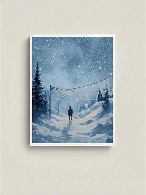 Dreamy Aesthetic Art: Unique Wall Art for Winter Art Inspiration