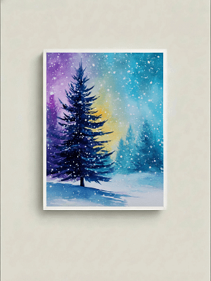 Magical Northern Lights Art: Abstract Canvas Art for Dreamy Decor