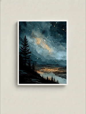 Stunning Abstract Art Examples: Painting and Drawings for Celestial Decor