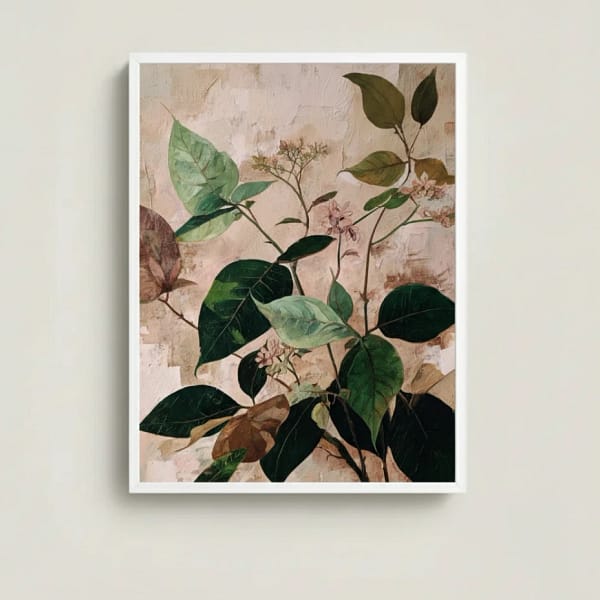Whispers through the Leaves - Serene Wall Art for elegant decor. Ideal Aesthetic Art.