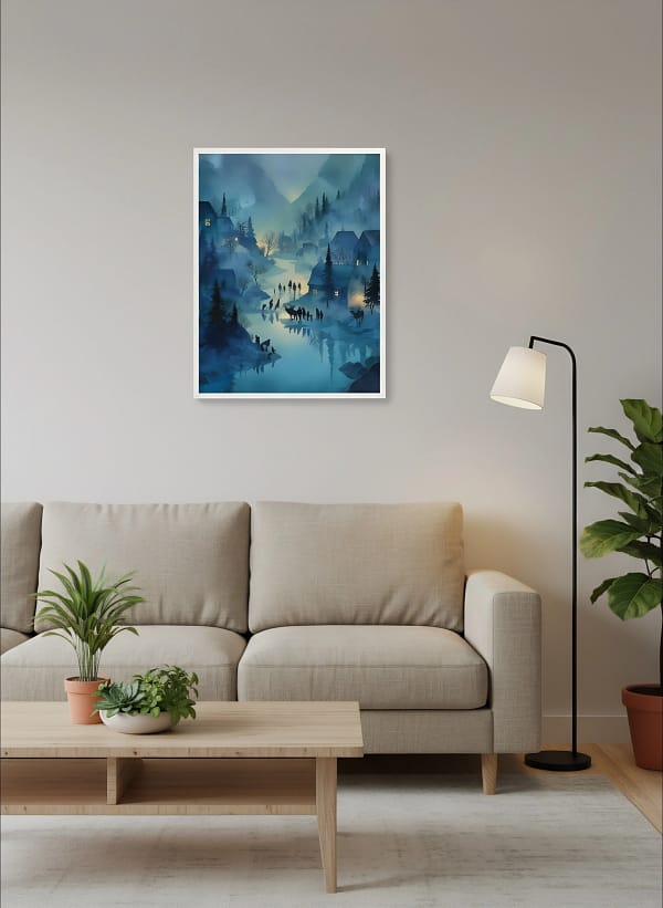 Amazing Stunning Winter Landscape Art: Paintings for Home