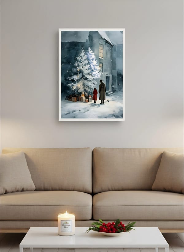 Stunning Vintage Christmas Art: Christmas Art for Wall Decor