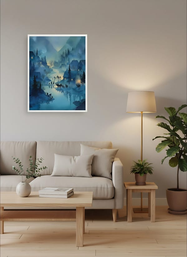 Amazing Stunning Winter Landscape Art: Paintings for Home