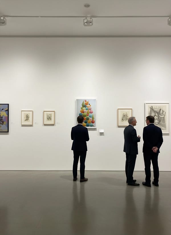 Retro Geometric Christmas Tree - Mid Century Modern Art & Geometric Abstract Decor