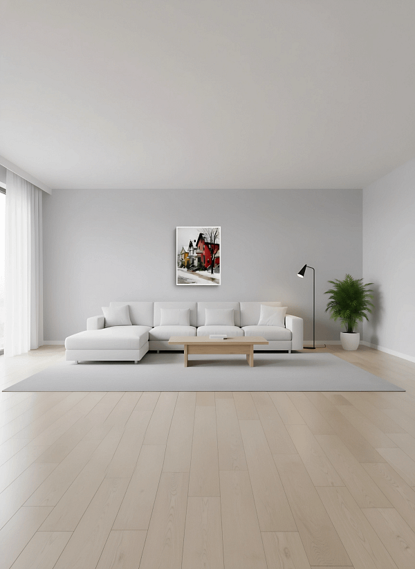 Vibrant Art for Living Room: Christmas Art and Painting Art Decor