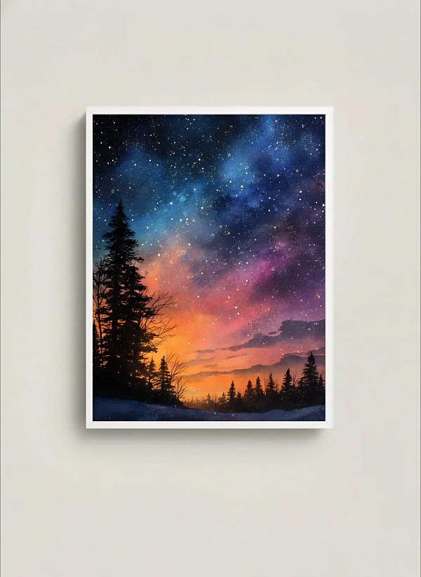 Breathtaking Celestial Wall Art: Poetic Paintings for a Majestic Space
