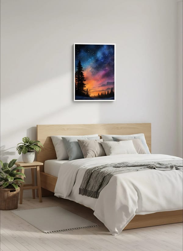 Breathtaking Celestial Wall Art: Poetic Paintings for a Majestic Space