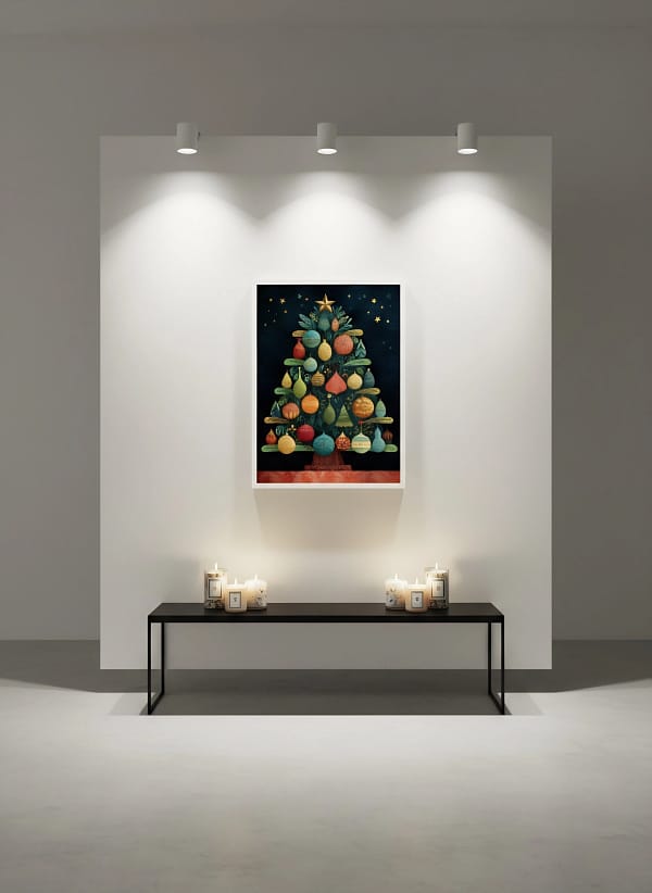 Timeless Folk Art Christmas Tree - Folk Art Christmas & Traditional Holiday Decor