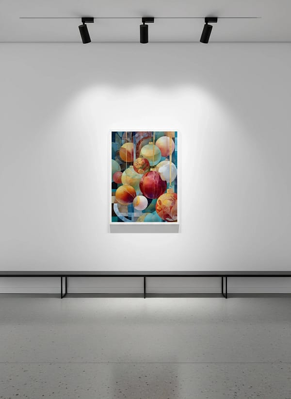 Exquisite Abstract Christmas Ornaments - Abstract Christmas Decor & Modern Holiday Art