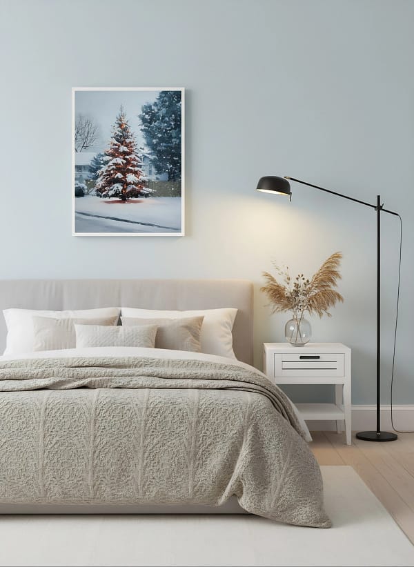 Vibrant Holiday Watercolor: Art Decor