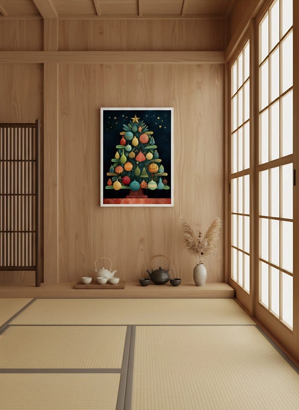 Timeless Folk Art Christmas Tree - Folk Art Christmas & Traditional Holiday Decor