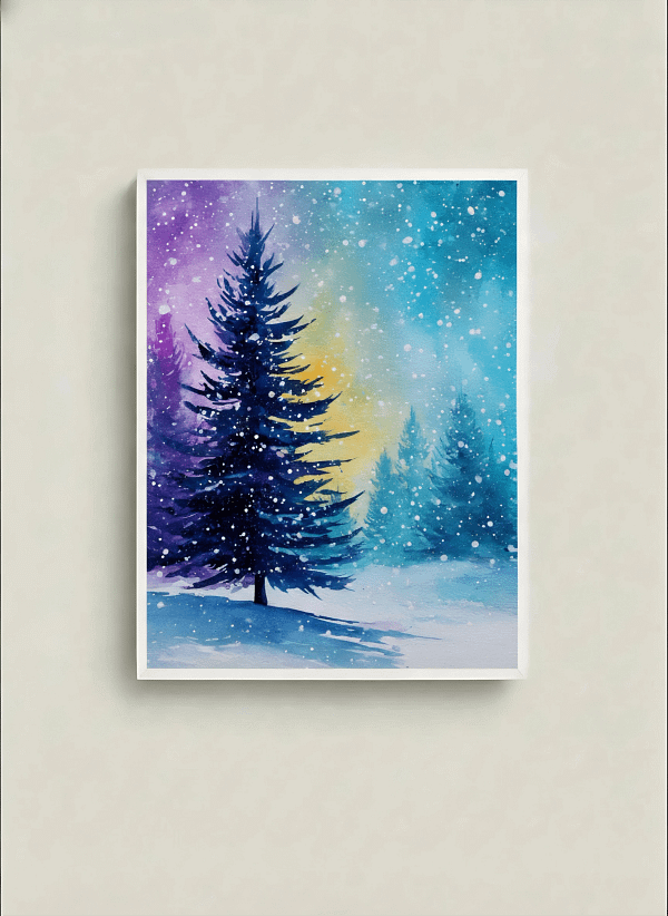 Magical Northern Lights Art: Abstract Canvas Art for Dreamy Decor