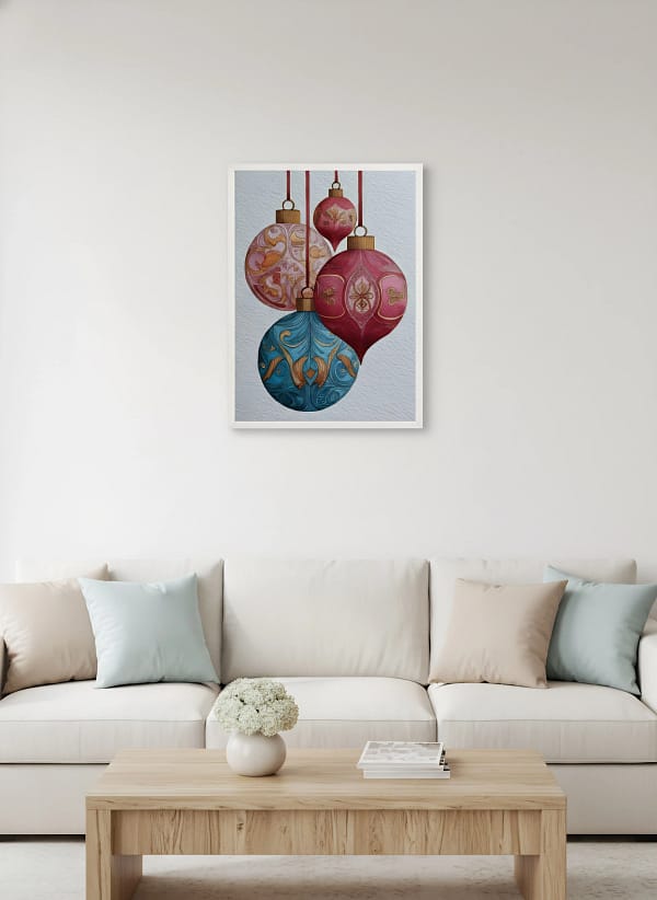 Ornate Filigree Christmas Ornaments - Ornate Holiday Decor & Fine Decorative Art