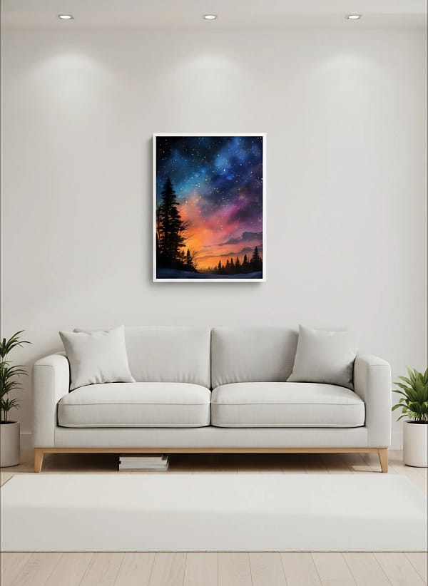Breathtaking Celestial Wall Art: Poetic Paintings for a Majestic Space