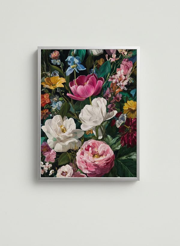 Spring's Banquet: Vibrant Flower Paintings for Home Decor and Art