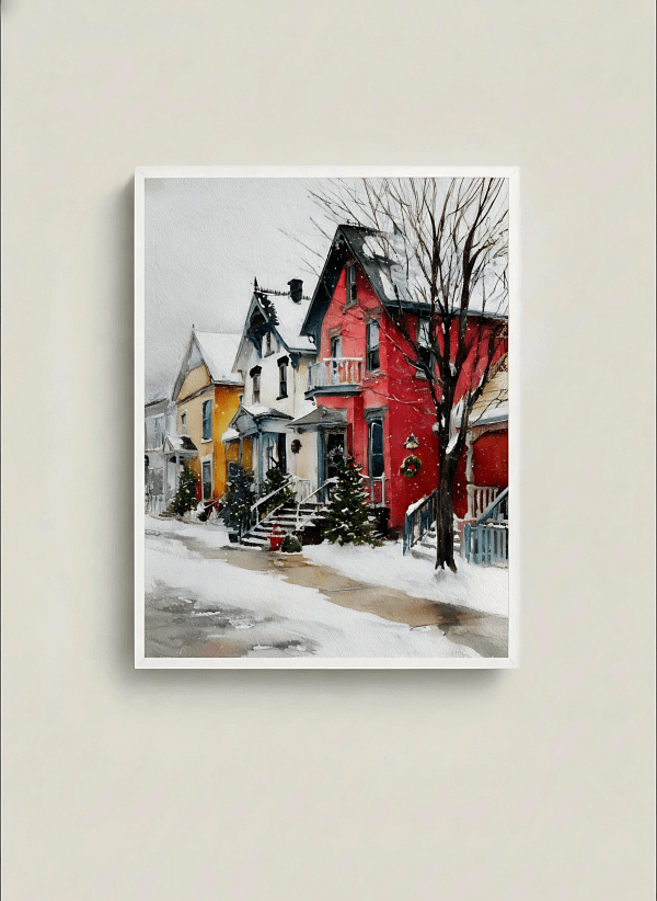 Vibrant Art for Living Room: Christmas Art and Painting Art Decor